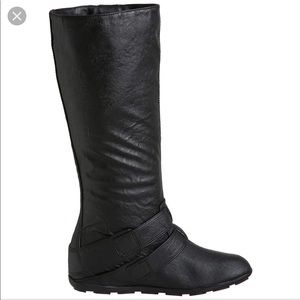 Rocket Dog Trip Out Hidden Wedge Black Boots